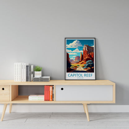 Capitol Reef National Park Travel Print Wall Art Capitol Reef National Park Wall Hanging Home Décor Capitol Reef National Park Gift Art