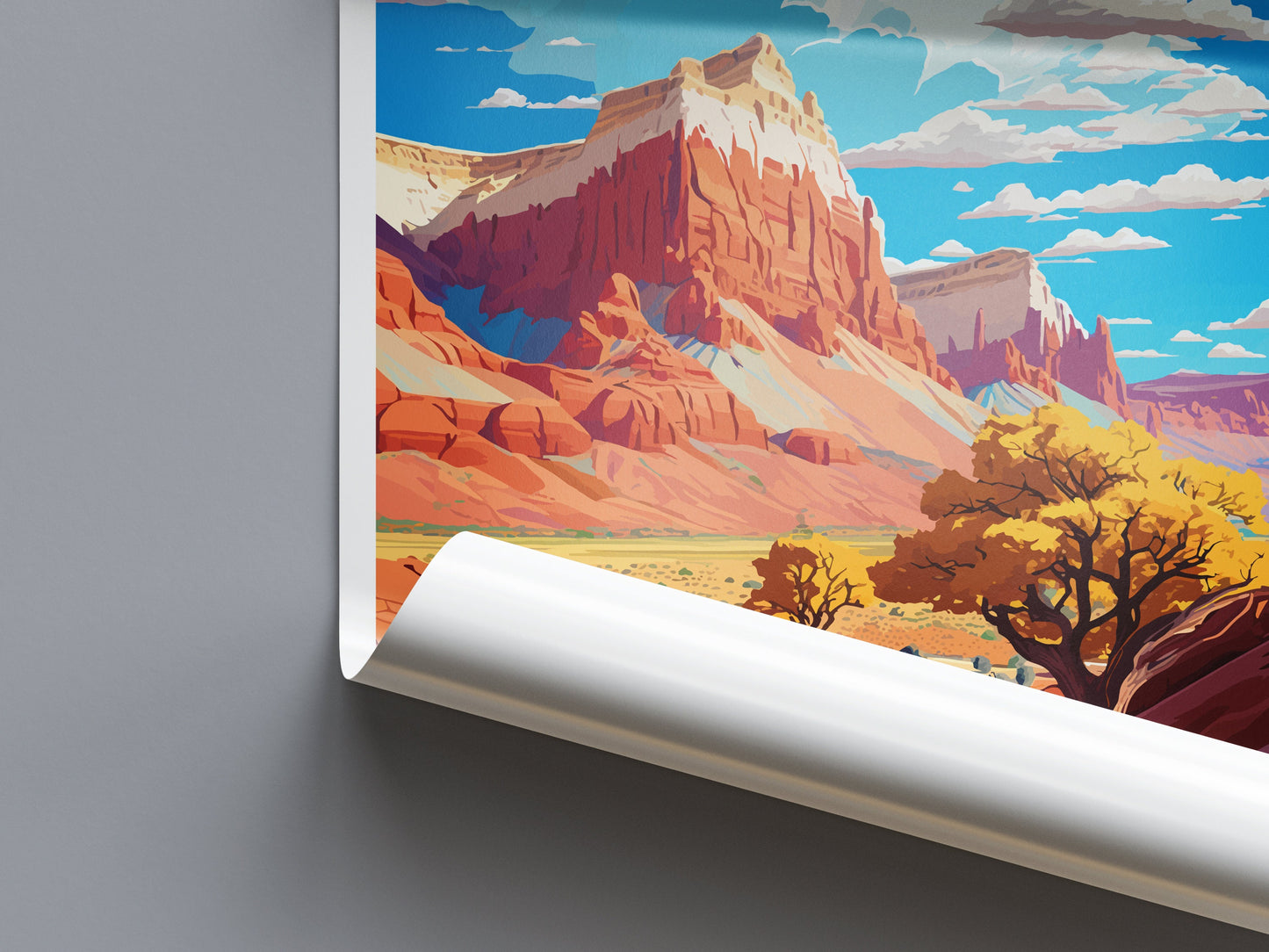 Capitol Reef National Park Travel Print Wall Art Capitol Reef National Park Wall Hanging Home Décor Capitol Reef National Park Gift Art