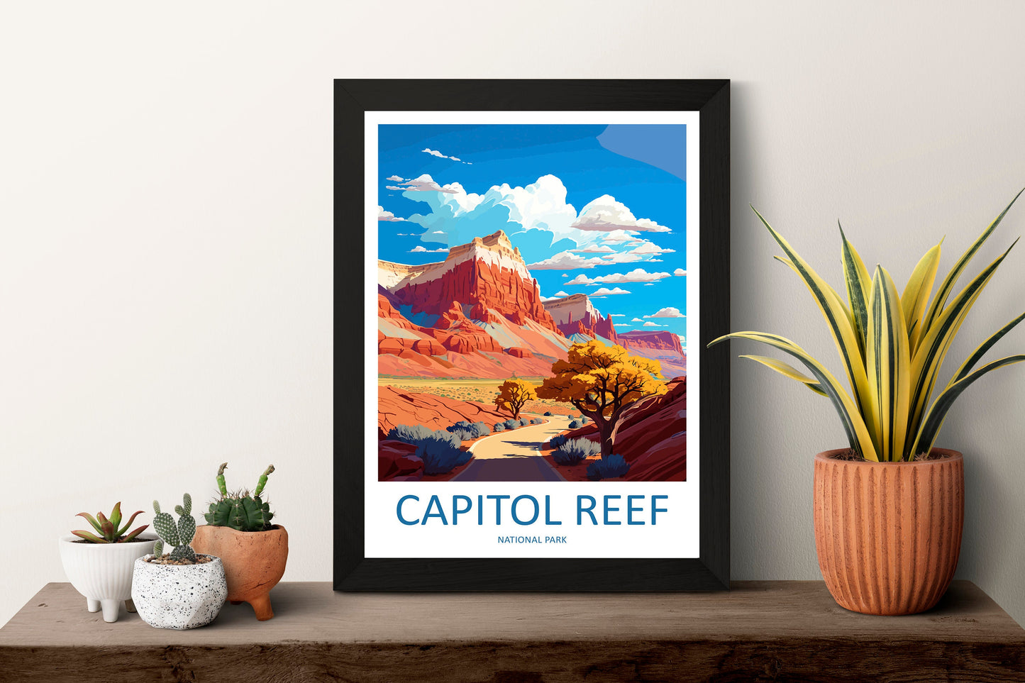 Capitol Reef National Park Travel Print Wall Art Capitol Reef National Park Wall Hanging Home Décor Capitol Reef National Park Gift Art