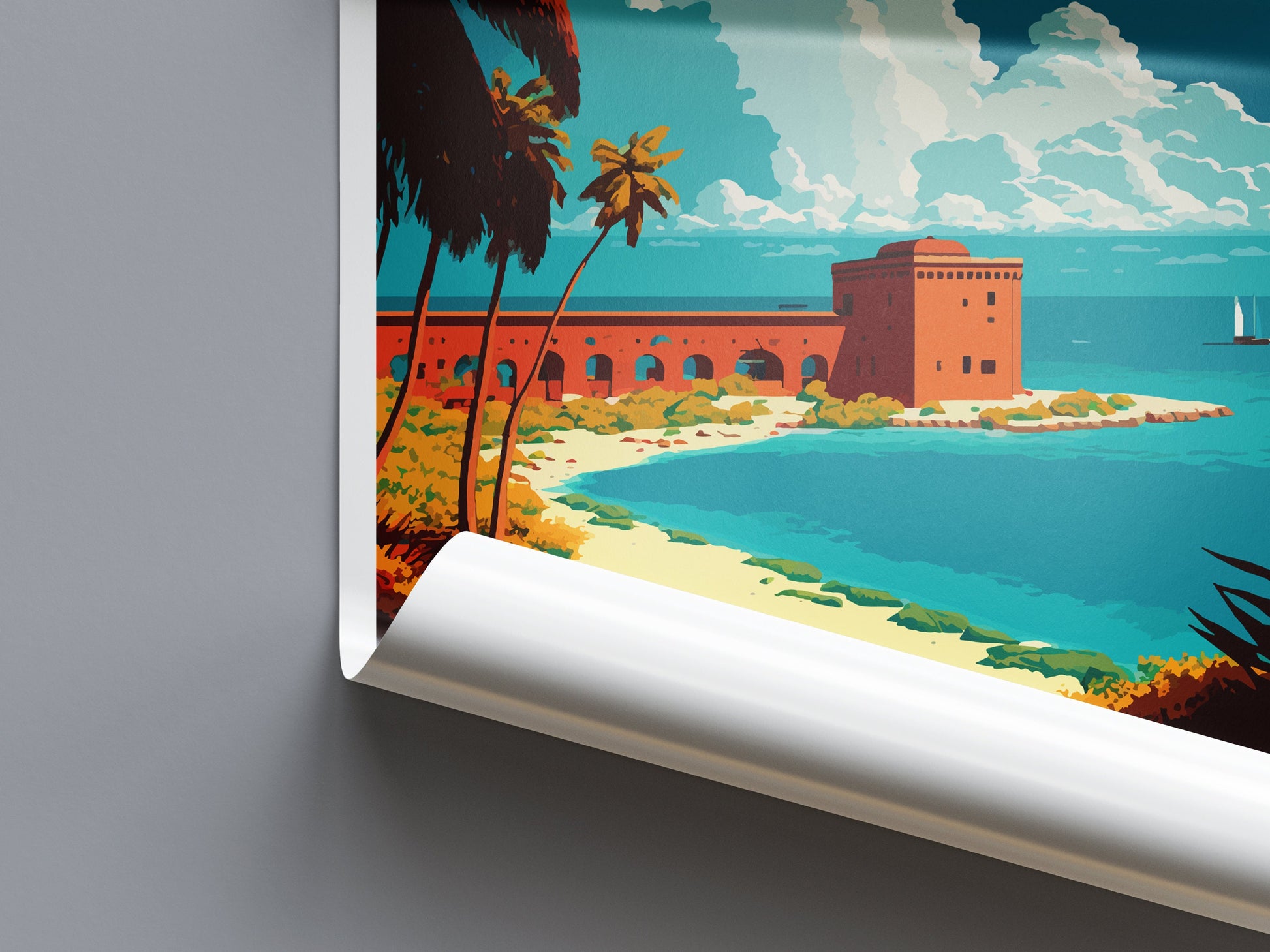 Dry Tortugas National Park Travel Print Wall Art Dry Tortugas National Park Wall Hanging Home Décor Dry Tortugas National Park Gift Art