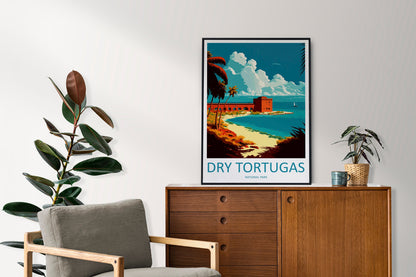 Dry Tortugas National Park Travel Print Wall Art Dry Tortugas National Park Wall Hanging Home Décor Dry Tortugas National Park Gift Art