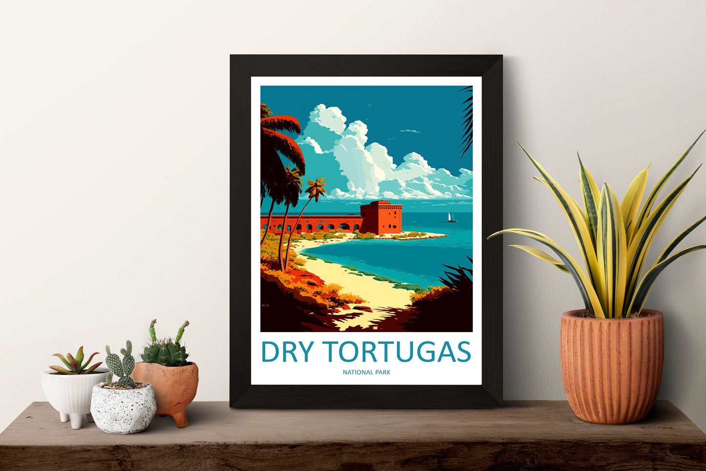 Dry Tortugas National Park Travel Print Wall Art Dry Tortugas National Park Wall Hanging Home Décor Dry Tortugas National Park Gift Art