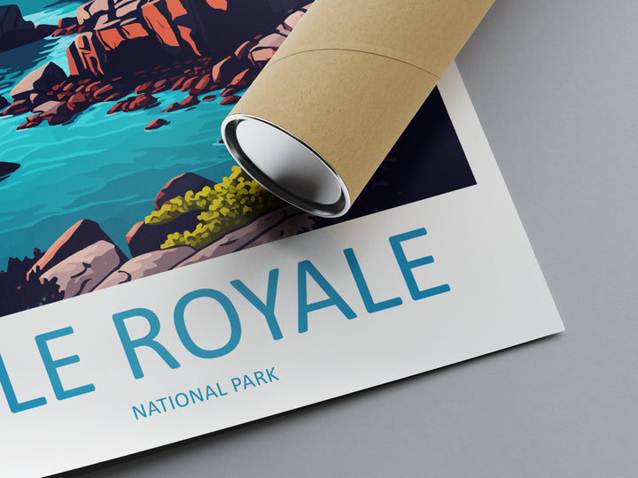Isle Royale National Park Travel Print Wall Art Isle Royale National Park Wall Hanging Home Décor Isle Royale National Park Gift Art