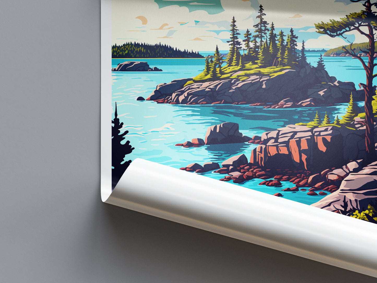 Isle Royale National Park Travel Print Wall Art Isle Royale National Park Wall Hanging Home Décor Isle Royale National Park Gift Art