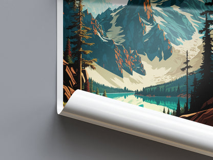 North Cascades National Park Travel Print Wall Art North Cascades National Park Wall Hanging Home Décor North Cascades National Park Gift