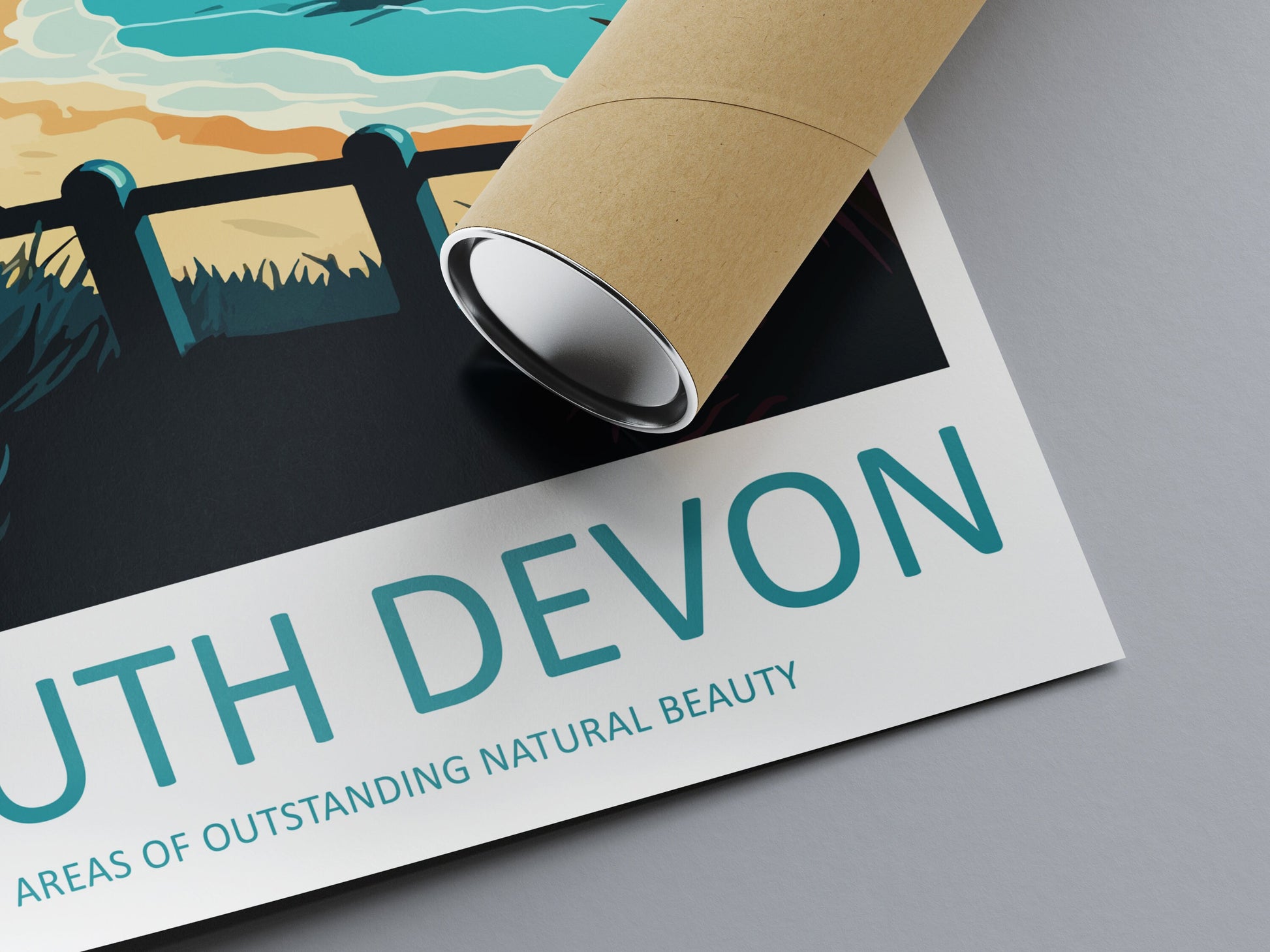 South Devon Travel Print Wall Art South Devon Wall Hanging Home Decor South Devon Gift Art Lovers Wall Art ANOB Travel Art