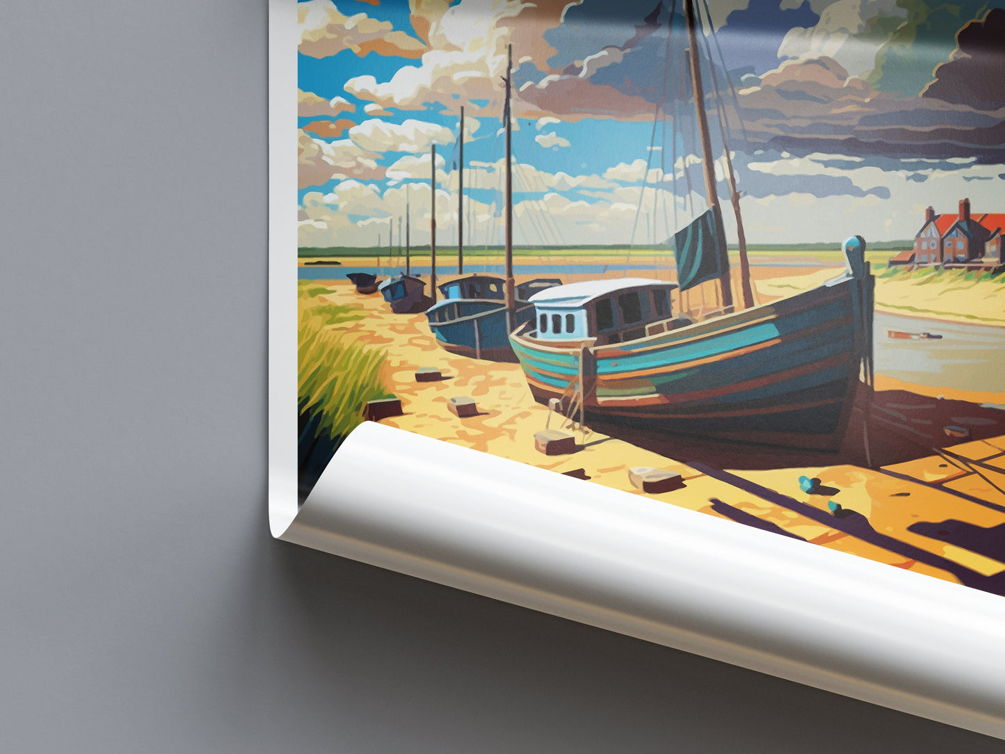 Blakeney Travel Print Wall Art Blakeney Wall Hanging Home Décor Blakeney Gift Art Lovers England Art Lover Gift Blakeney Art