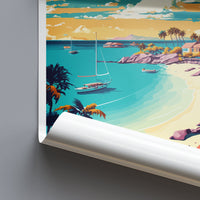 Aruba Travel Print Wall Art Aruba Wall Hanging Home Décor Aruba Gift Art Lovers Wall Art Caribbean Travel Print Aruba Decor
