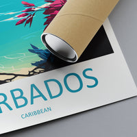 Barbados Travel Print Wall Art Barbados Wall Hanging Home Décor Barbados Gift Art Lovers Wall Art Caribbean Travel Print Barbados Decor
