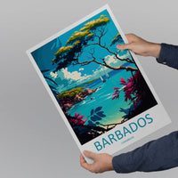 Barbados Travel Print Wall Art Barbados Wall Hanging Home Décor Barbados Gift Art Lovers Wall Art Caribbean Travel Print Barbados Decor