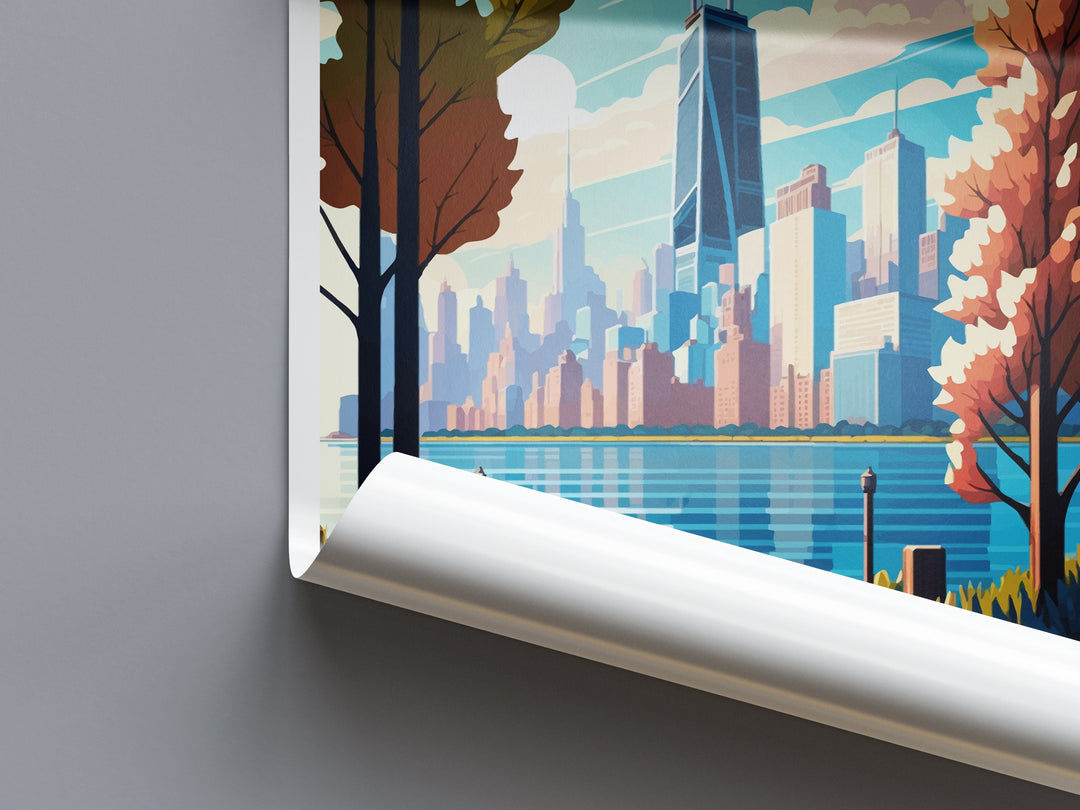 Chicago Travel Print Wall Art Chicago Wall Hanging Home Décor Chicago Gift Art Lovers Illinois Art Lover Gift
