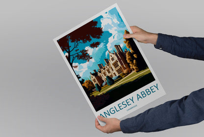 Anglesey Abbey Travel Print Wall Art Anglesey Abbey Wall Hanging Home Decoration Anglesey Abbey Gift Art Lovers Wall Art Print Art