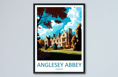Anglesey Abbey Travel Print Wall Art Anglesey Abbey Wall Hanging Home Decoration Anglesey Abbey Gift Art Lovers Wall Art Print Art
