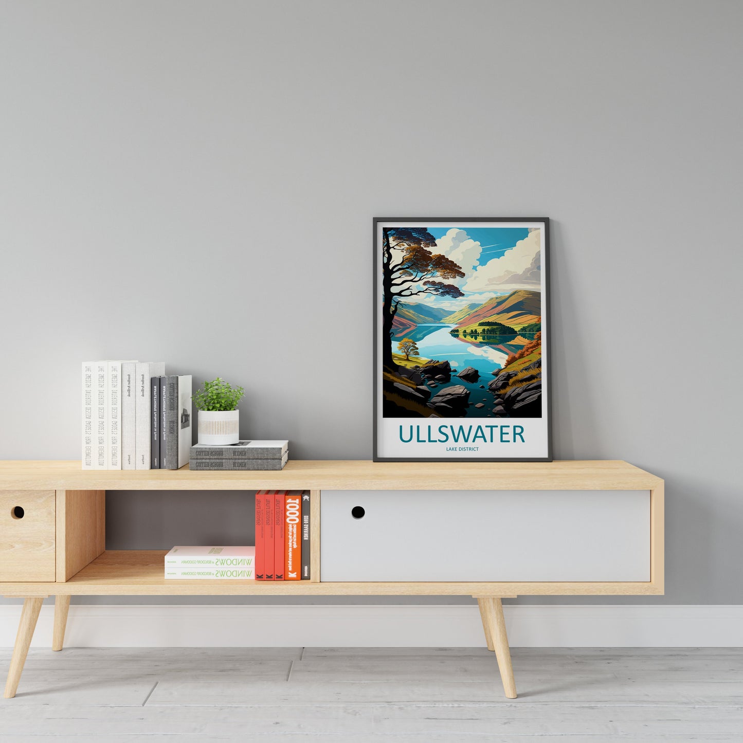 Ullswater Travel Print Wall Art Ullswater Wall Hanging Home Decoration Ullswater Gift Art Lovers Wall Art Print Art Ullswater Travel Art