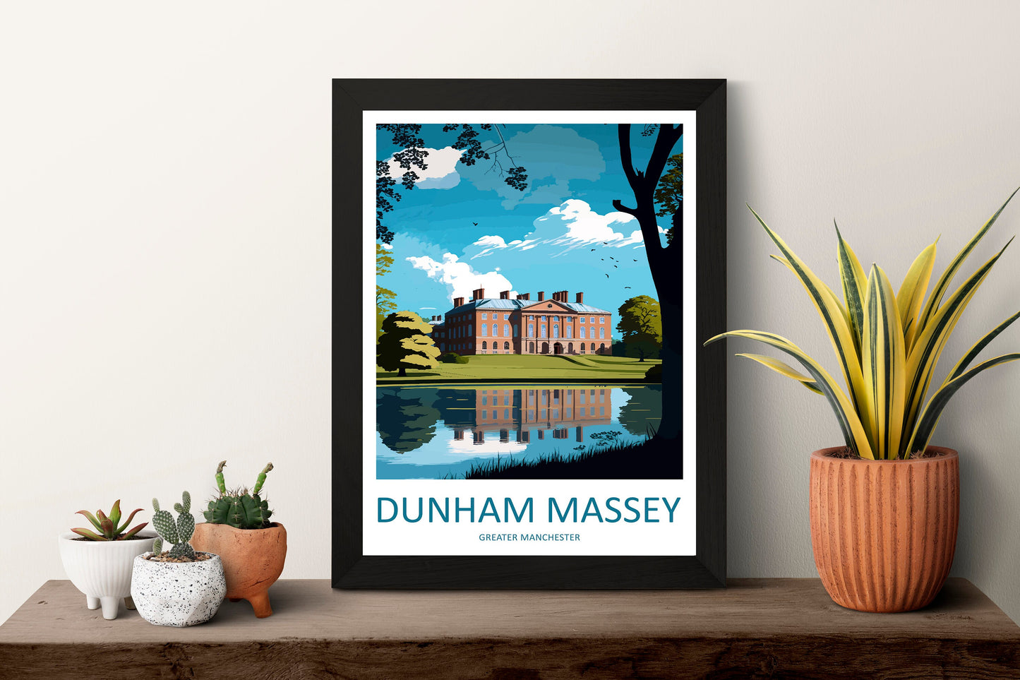 Dunham Massey Travel Print Wall Art Dunham Massey Wall Hanging Home Decor Dunham Massey Gift Art Lovers Wall Art Print Art Dunham Massey Art
