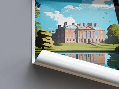 Dunham Massey Travel Print Wall Art Dunham Massey Wall Hanging Home Decor Dunham Massey Gift Art Lovers Wall Art Print Art Dunham Massey Art