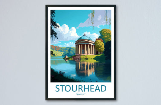 Stourhead Travel Print Wall Art Stourhead Wall Hanging Home Decoration Stourhead Gift Art Lovers Wall Art Print Art Stourhead Travel Art