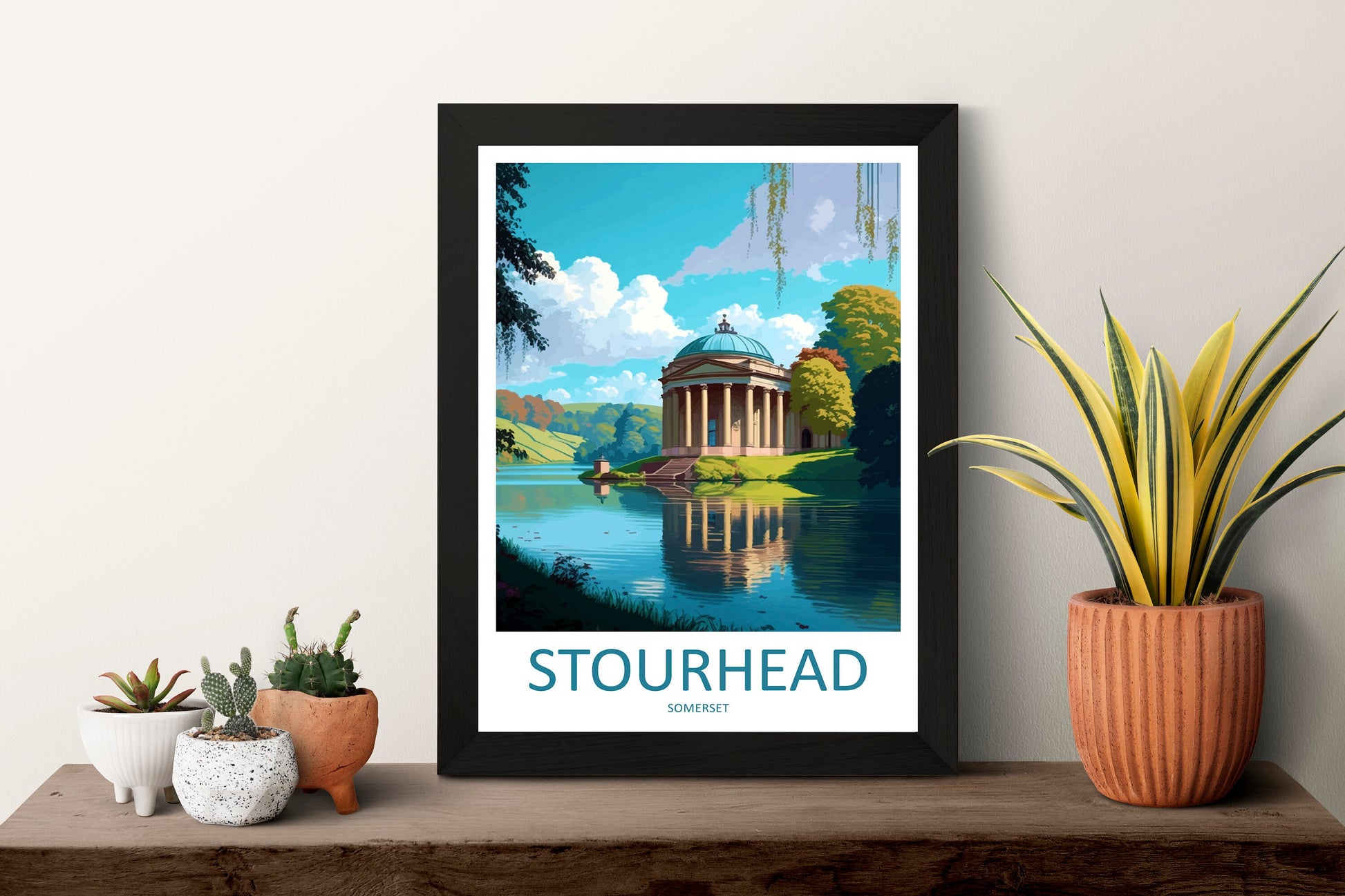 Stourhead Travel Print Wall Art Stourhead Wall Hanging Home Decoration Stourhead Gift Art Lovers Wall Art Print Art Stourhead Travel Art