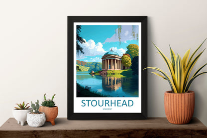 Stourhead Travel Print Wall Art Stourhead Wall Hanging Home Decoration Stourhead Gift Art Lovers Wall Art Print Art Stourhead Travel Art