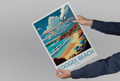 Coogee Beach Travel Print Wall Art Coogee Beach Wall Hanging Home Décor Coogee Beach Gift Art Lovers Wall Art Australia Travel Print