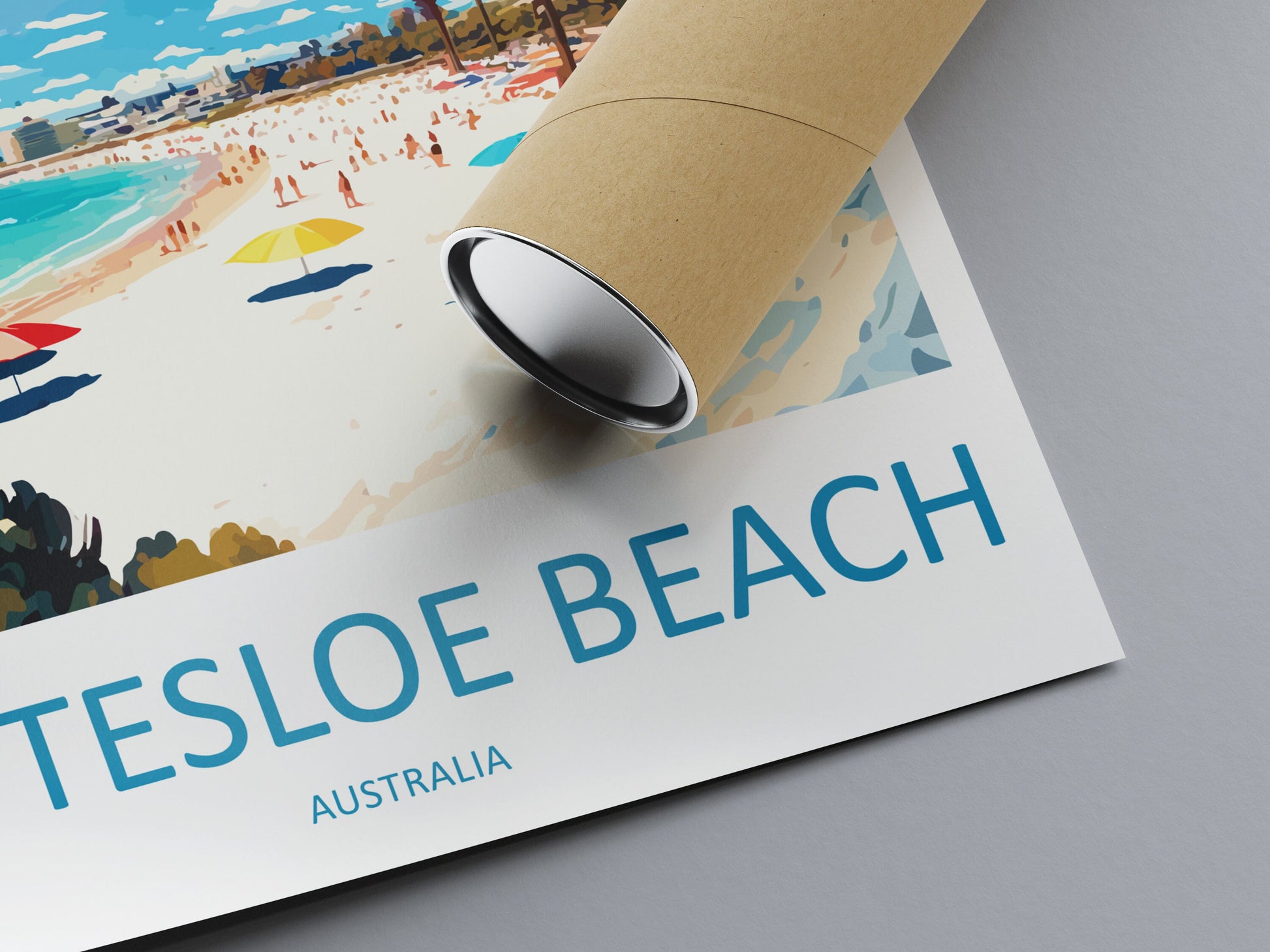 Cottesloe Beach Travel Print Wall Art Cottesloe Beach Wall Hanging Home Décor Cottesloe Beach Gift Art Lovers Wall Art Australia Travel Art