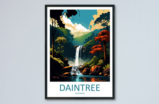 Daintree Travel Print Wall Art Daintree Wall Hanging Home Décor Daintree Gift Art Lovers Wall Art Australia Travel Print Daintree