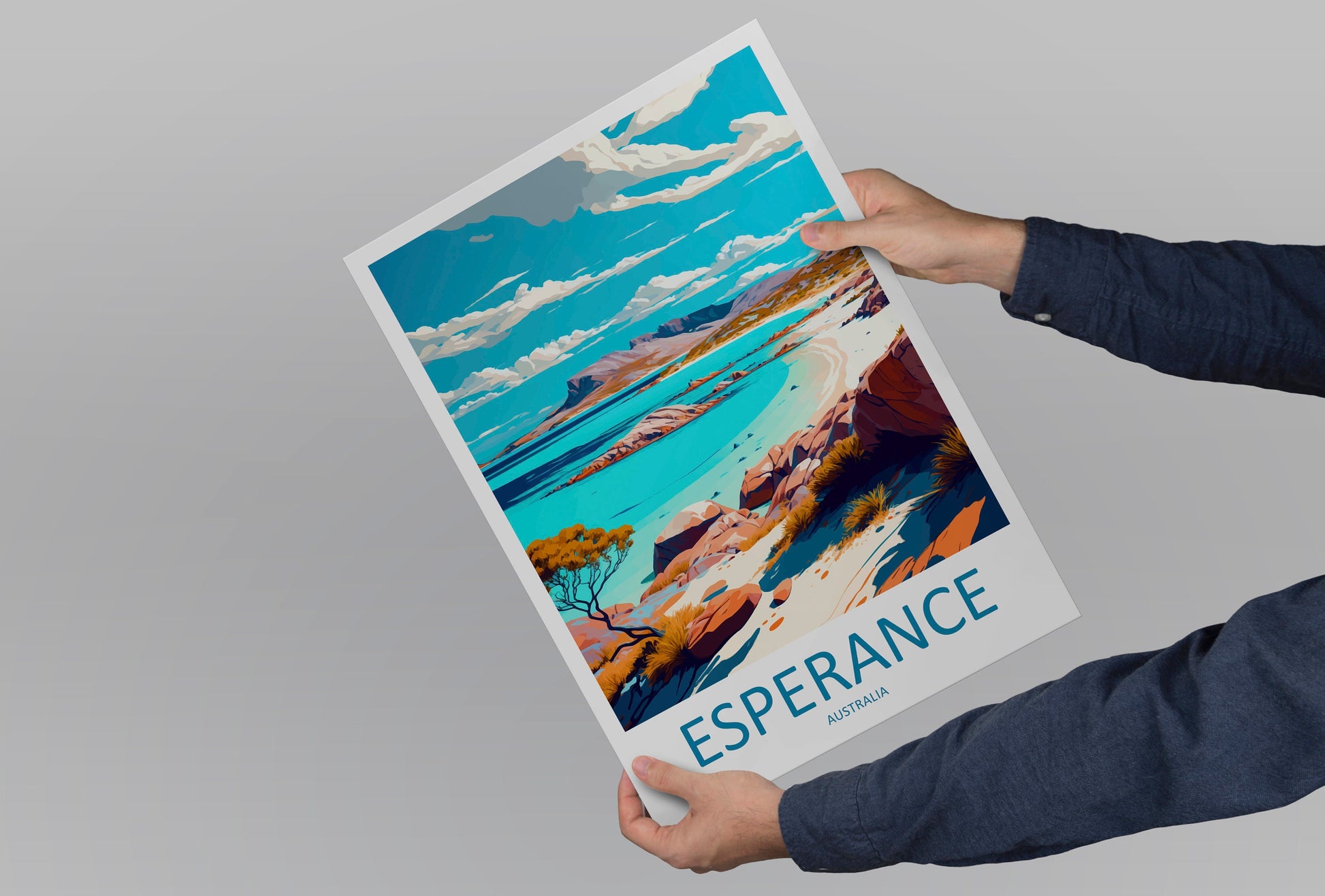 Esperance Travel Print Wall Art Esperance Wall Hanging Home Décor Esperance Gift Art Lovers Wall Art Australia Travel Print Esperance