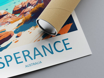 Esperance Travel Print Wall Art Esperance Wall Hanging Home Décor Esperance Gift Art Lovers Wall Art Australia Travel Print Esperance