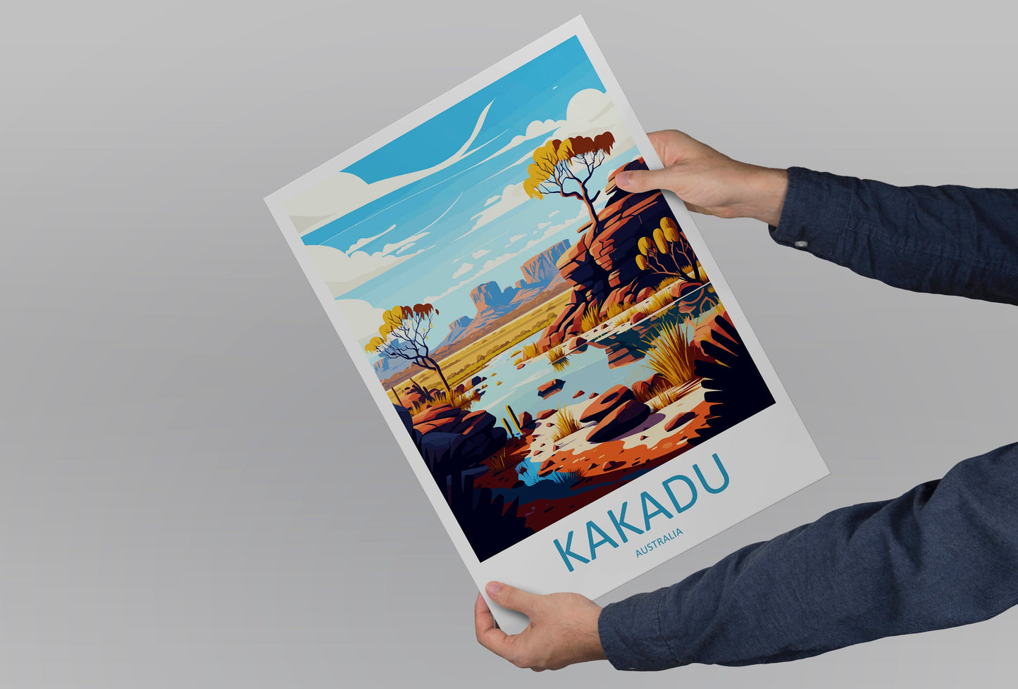 Kakadu Travel Print Wall Art Kakadu Wall Hanging Home Décor Kakadu Gift Art Lovers Wall Art Australia Travel Print Kakadu Wall Art