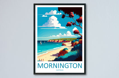 Mornington Peninsula Travel Print Wall Art Mornington Wall Hanging Home Décor Mornington Gift Art Lovers Wall Art Australia Travel Print