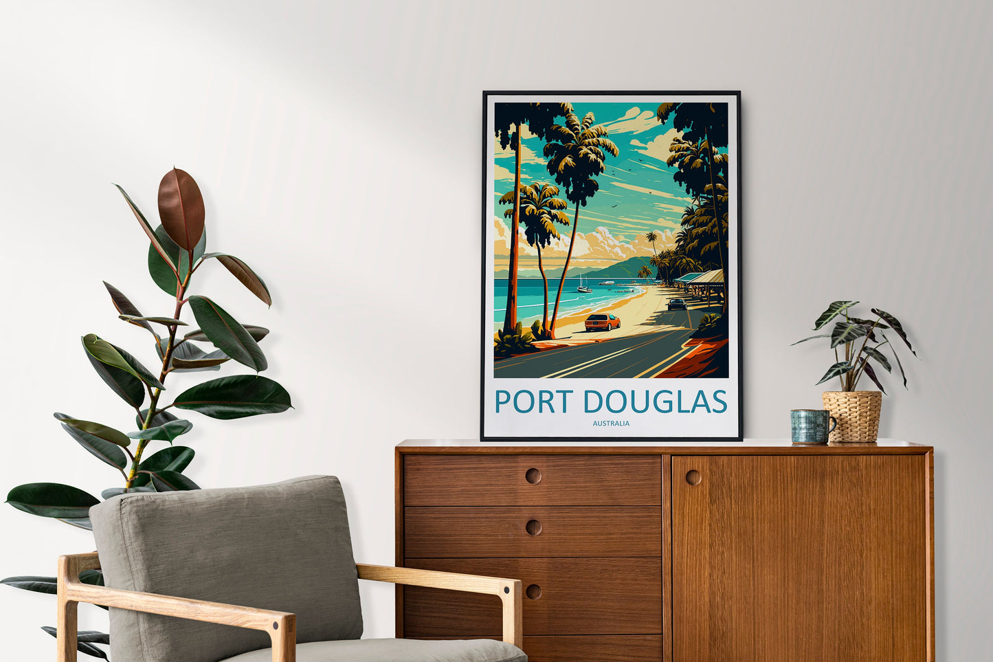Port Douglas Travel Print Wall Art Port Douglas Wall Hanging Home Décor Port Douglas Gift Art Lovers Wall Art Australia Travel Print