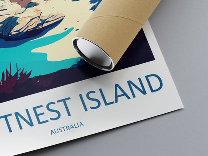 Rottnest Island Travel Print Wall Art Rottnest Island Wall Hanging Home Décor Rottnest Island Gift Art Lovers Wall Art Australia Travel Art