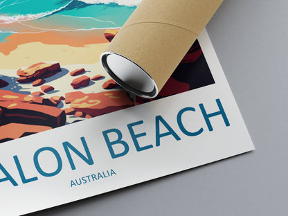 Avalon Beach Travel Print Wall Art Avalon Beach Wall Hanging Home Décor Avalon Beach Gift Art Lovers Wall Art Australia Travel Print