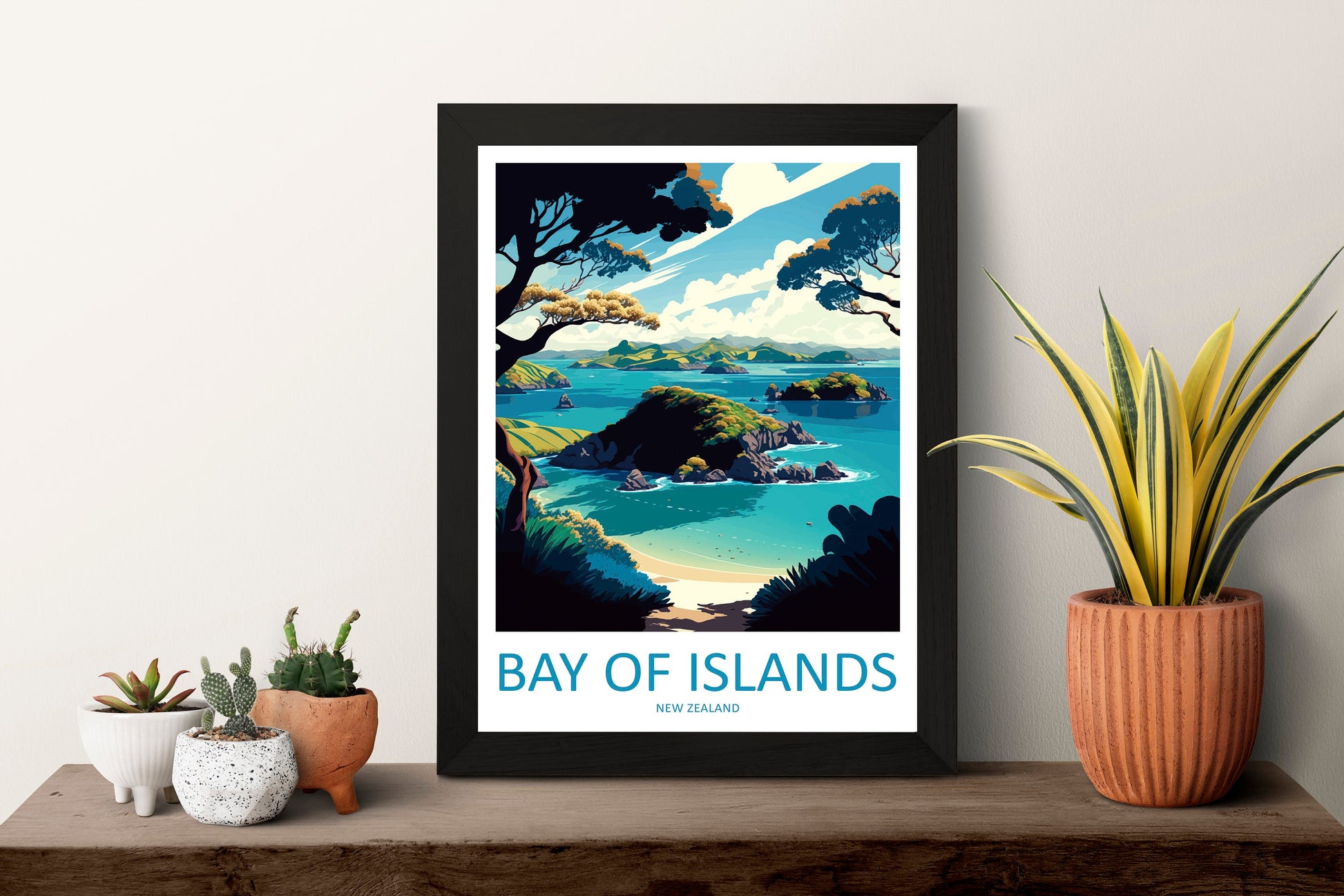 Bay Of Islands Travel Print Wall Art Bay Of Islands Wall Hanging Home Décor Bay Of Islands Gift Art Lovers New Zealand Art Lover Gift Print