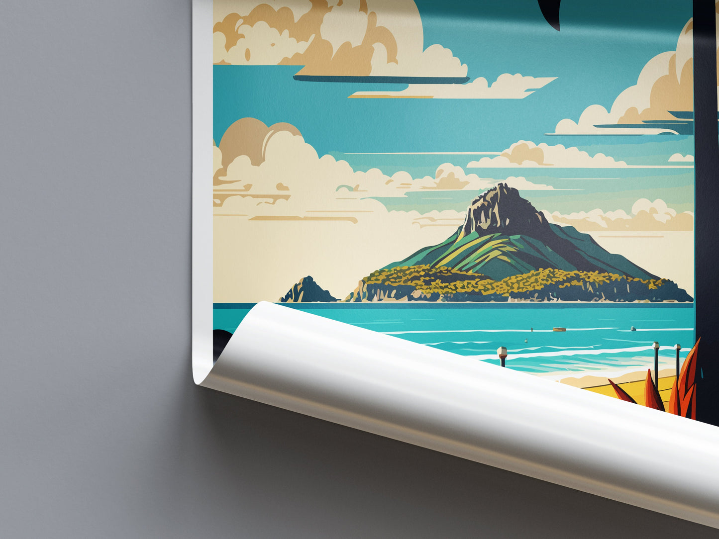 Tauranga Travel Print Wall Art Tauranga Wall Hanging Home Décor Tauranga Gift Art Lovers New Zealand Art Lover Gift Print Art