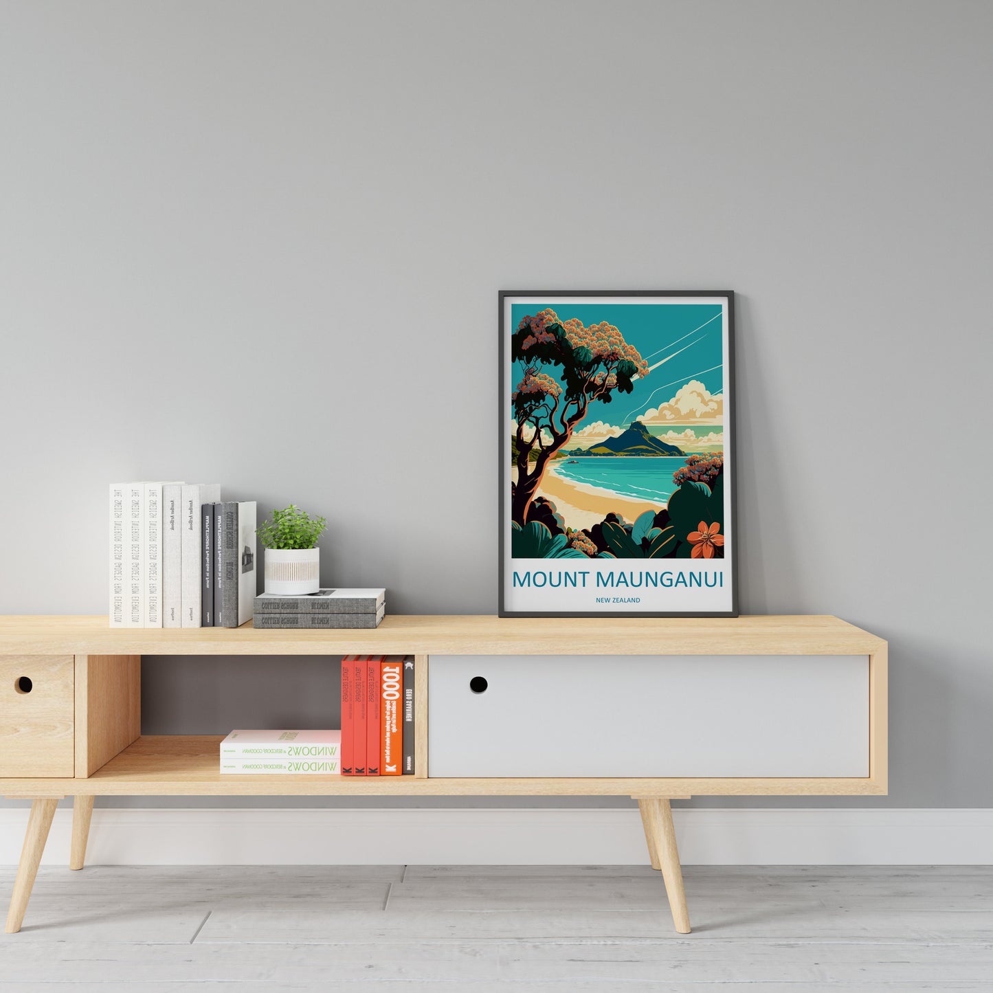 Mount Maunganui Travel Print Wall Art Mount Maunganui Wall Hanging Home Décor Mount Maunganui Gift Art Lovers New Zealand Art Lover Gift