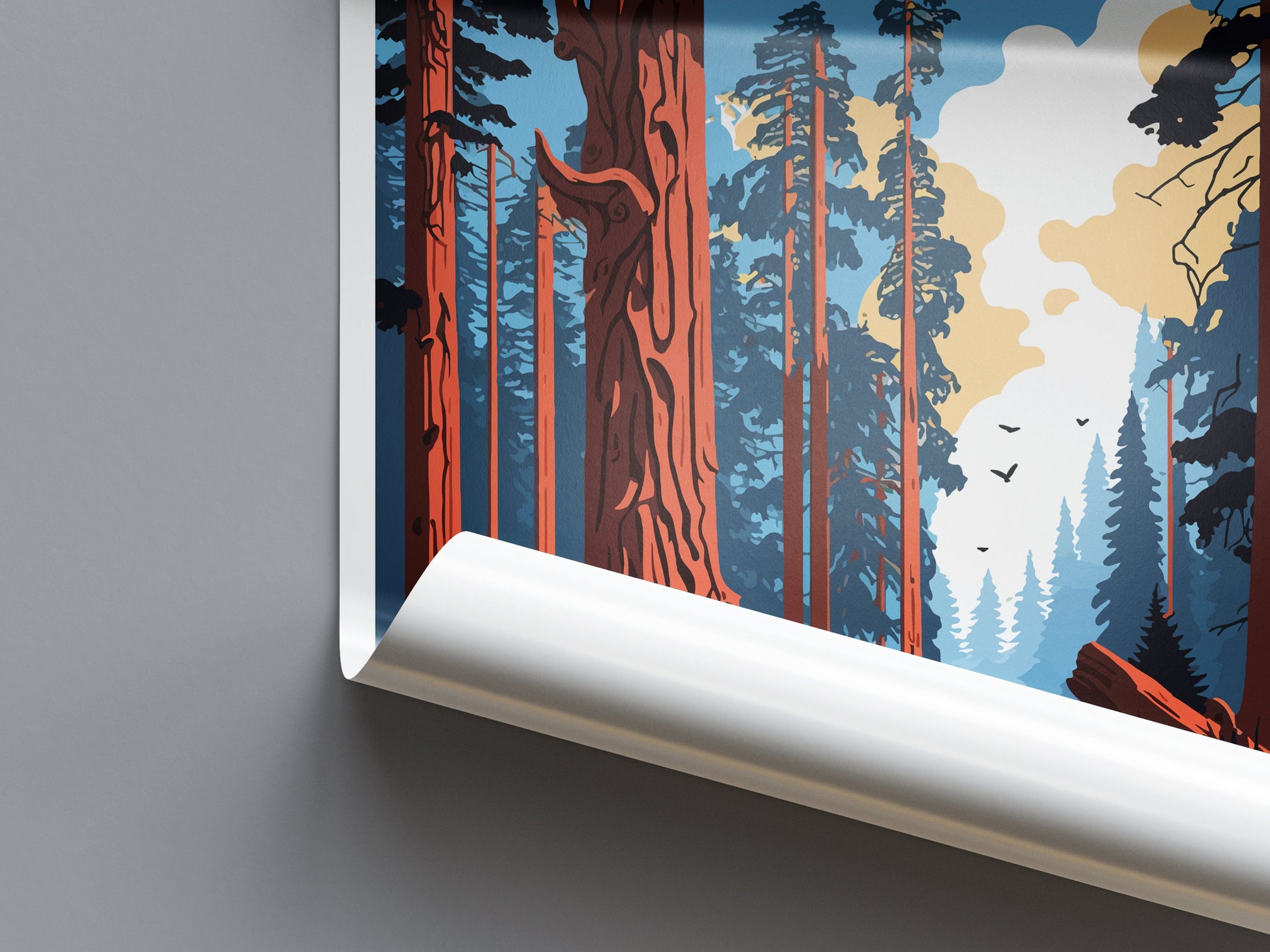 Redwood National Park Travel Print Wall Art Redwood National Park Wall Hanging Home Décor Redwood National Park Gift Art