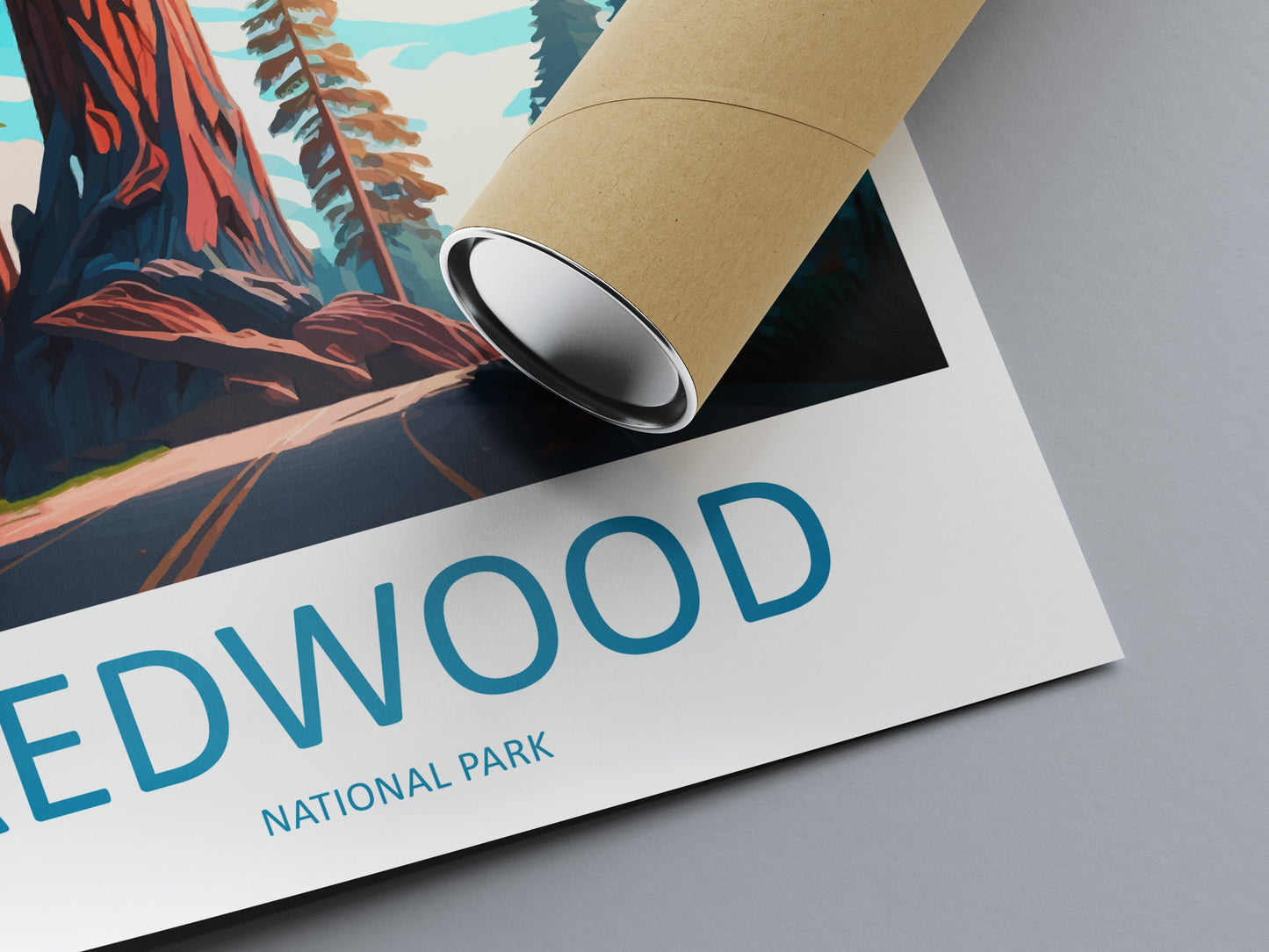 Redwood National Park Travel Print Wall Art Redwood National Park Wall Hanging Home Décor Redwood National Park Gift Art