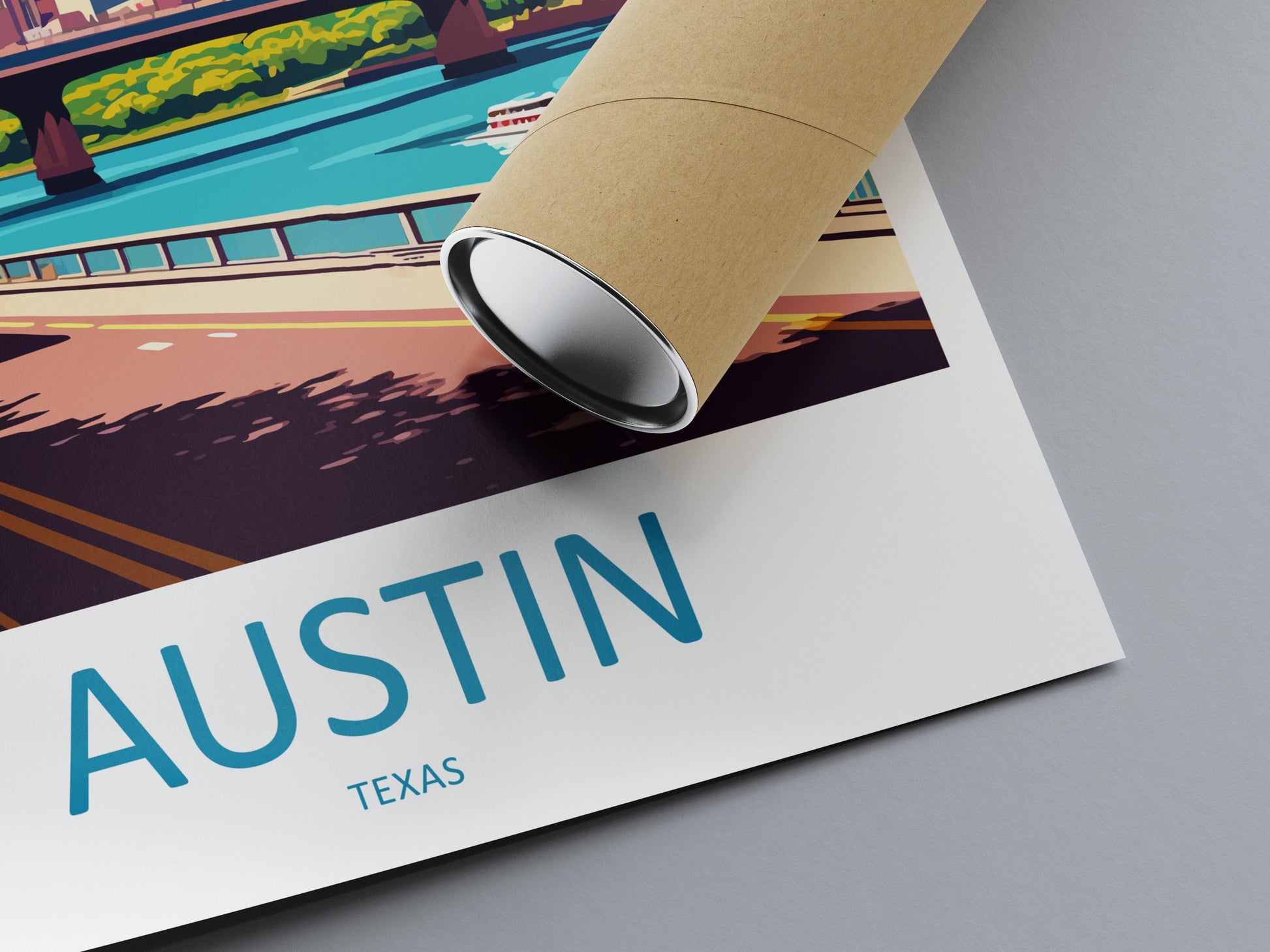 Austin Travel Print Wall Art Austin Wall Hanging Home Décor Austin Gift Art Lovers Texas Art Lover Gift Texas Travel Poster Artwork