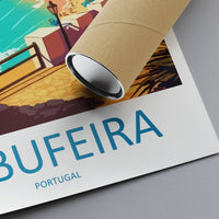 Albufeira Travel Print Wall Art Albufeira Wall Hanging Home Décor Albufeira Gift Art Lovers Portugal Art Lover Gift Cascais Wall Décor