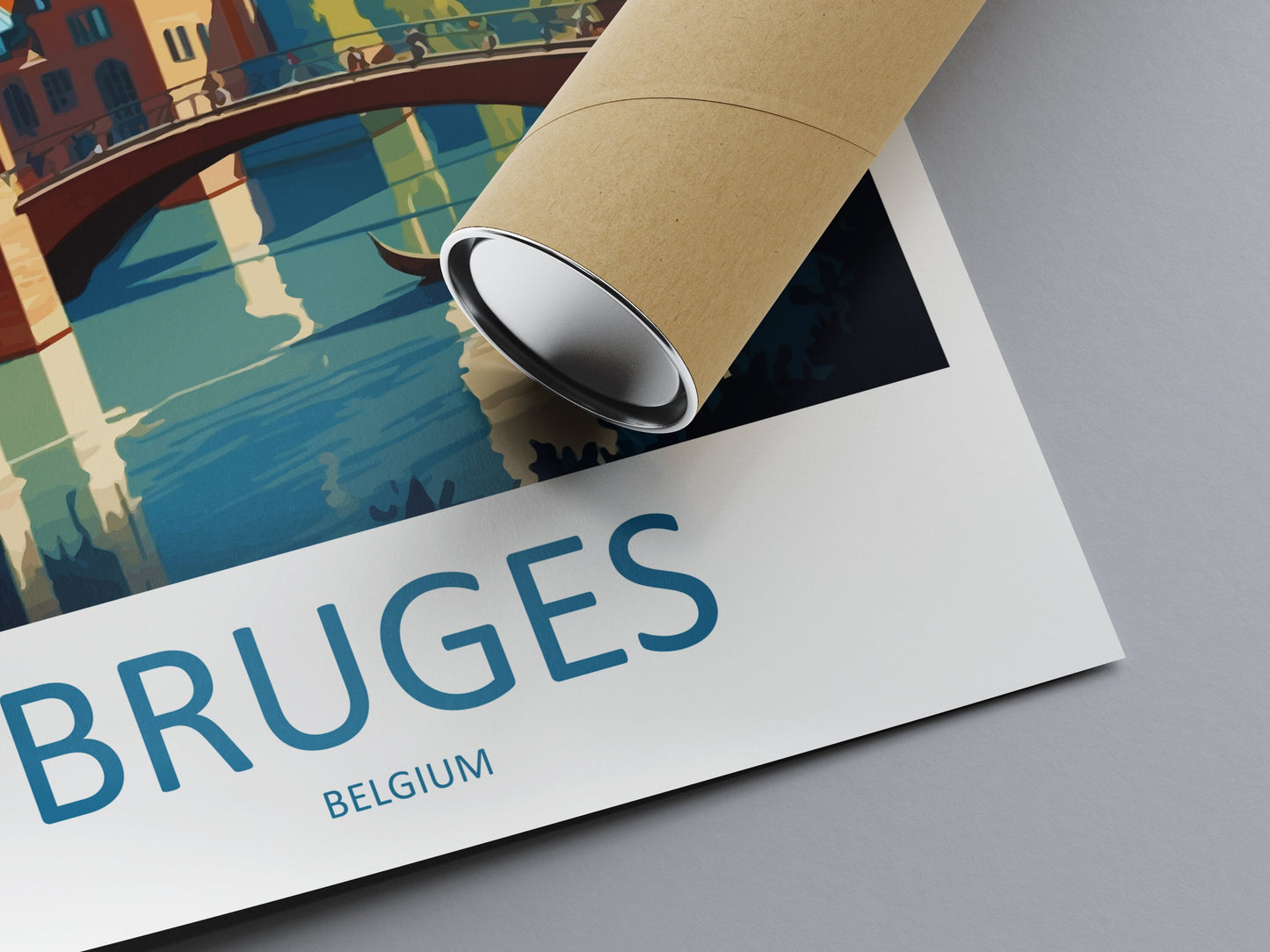 Bruges Travel Print Wall Art Bruges Wall Hanging Home Décor Bruges Gift Art Lovers Belgium Art Lover Gift Bruges Wall Décor