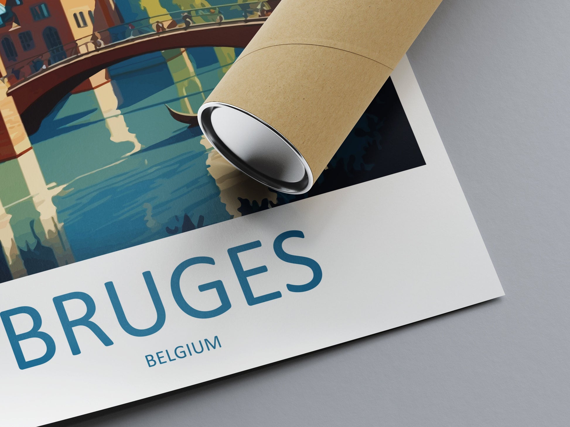 Bruges Travel Print Wall Art Bruges Wall Hanging Home Décor Bruges Gift Art Lovers Belgium Art Lover Gift Bruges Wall Décor