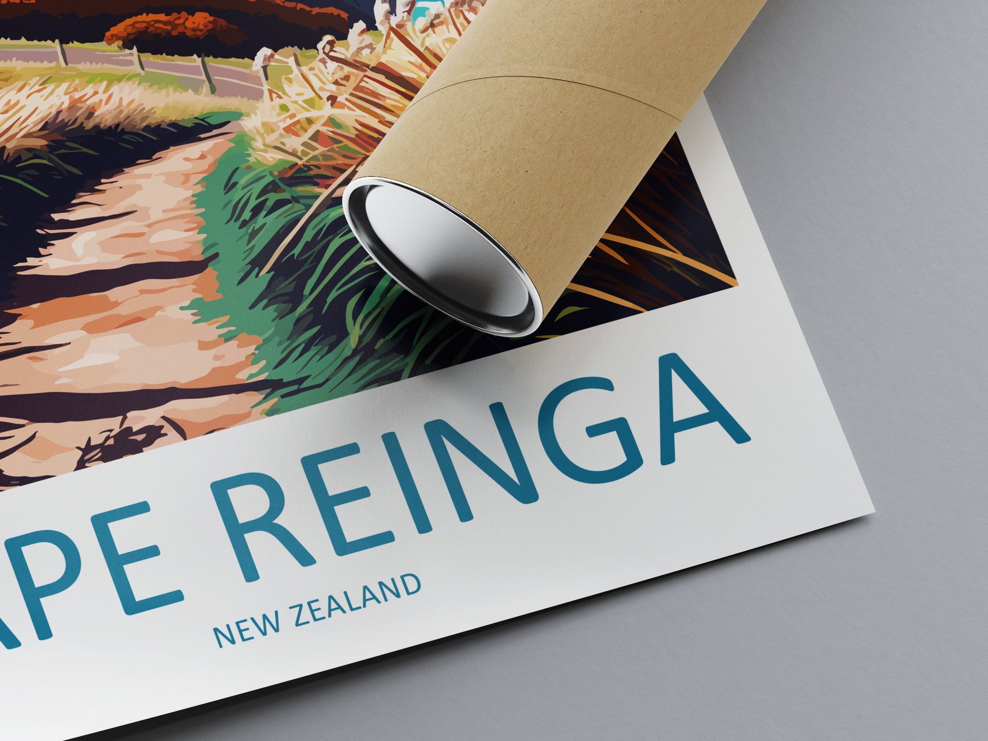 Cape Reinga Travel Print Wall Art Cape Reinga Wall Hanging Home Décor Cape Reinga Gift Art Lovers New Zealand Art Lover Gift Print Art