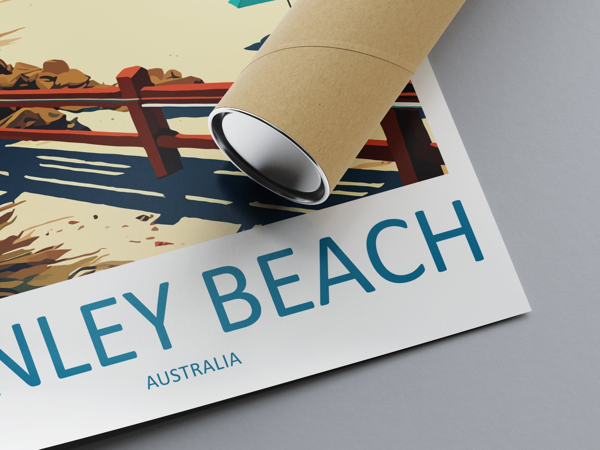Henley Beach Travel Print Wall Art Henley Beach Wall Hanging Home Décor Henley Beach Gift Art Lovers Wall Art Australia Travel Print
