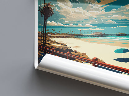 Henley Beach Travel Print Wall Art Henley Beach Wall Hanging Home Décor Henley Beach Gift Art Lovers Wall Art Australia Travel Print