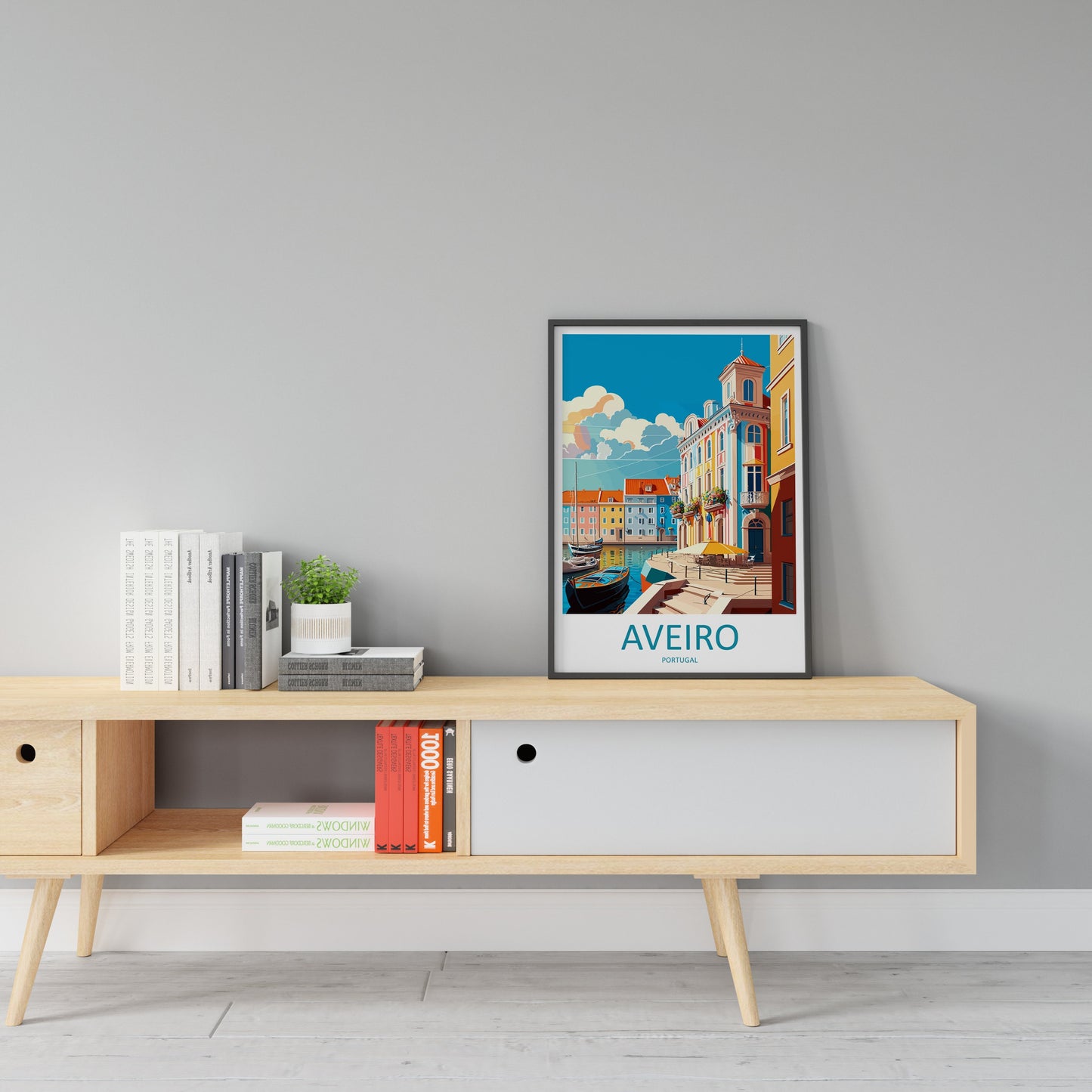 Aveiro Travel Print Wall Art Aveiro Wall Hanging Home Décor Aveiro Gift Art Lovers Portugal Art Lover Gift Aveiro Wall Décor Print