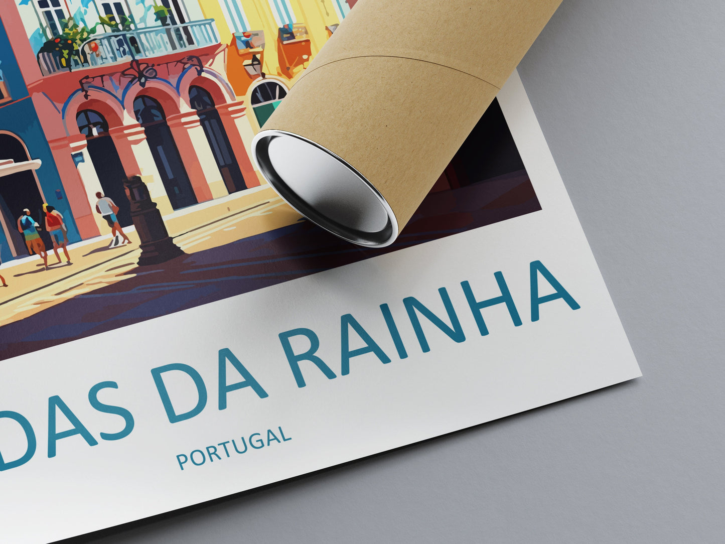 Caldas Da Rainha Travel Print Wall Art Caldas Da Rainha Wall Hanging Home Décor Caldas Da Rainha Gift Art Lovers Portugal Art Lover Gift Art