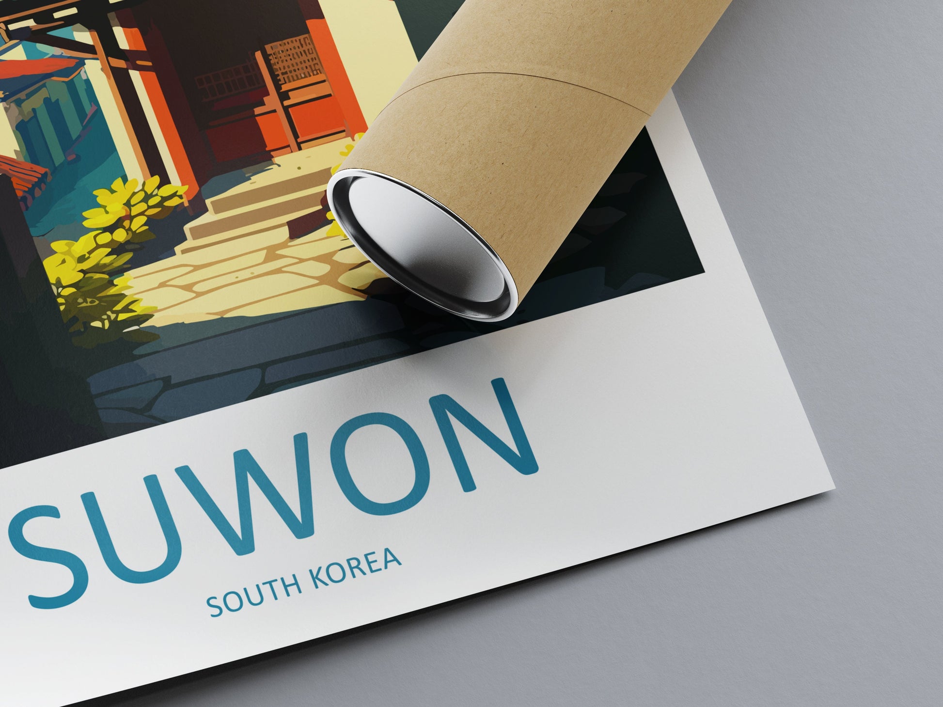 Suwon Travel Print Wall Art Suwon Wall Hanging Home Décor Suwon Gift Art Lovers South Korea Art Lover Gift Suwon Wall Décor