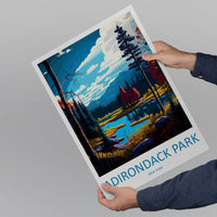 Adirondack Park Travel Print Wall Art Adirondack Park Wall Hanging Home Décor Adirondack Park Gift Art Lovers New York State Art Gift Lover
