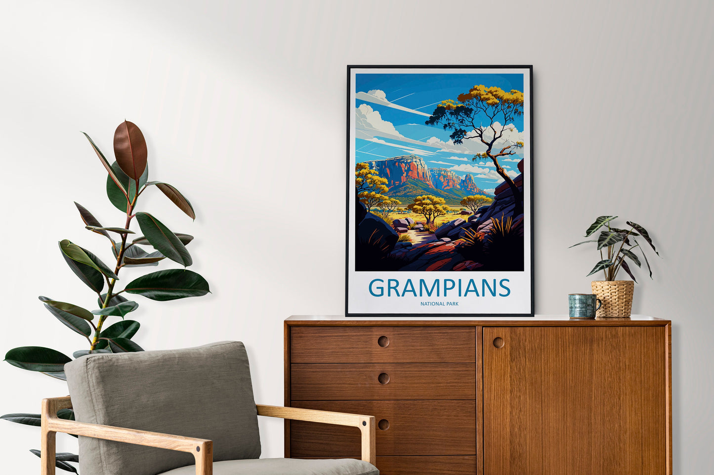 Grampians National Park Travel Print Wall Art Grampians Wall Hanging Home Décor Grampians Gift Art Lovers Wall Art Australia Travel Print